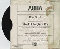 ABBA One Of Us Vinyl Record 7 Inch French Vogue 1981
